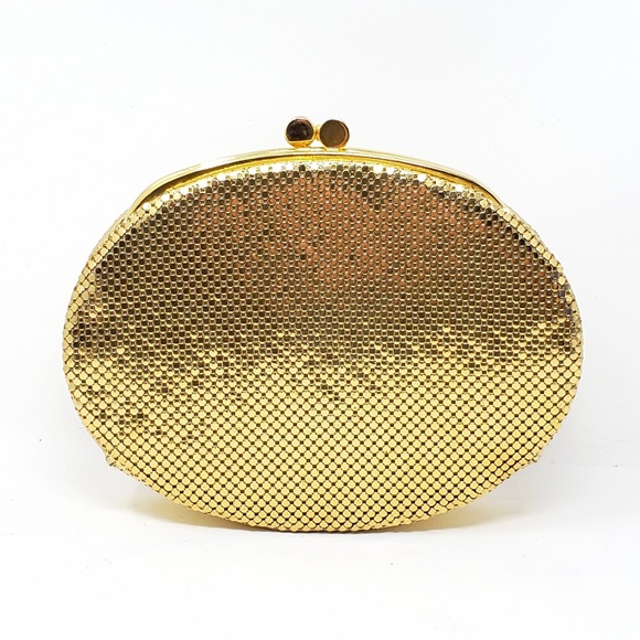 Vintage Whiting & Davis Gold Mesh Evening Bag